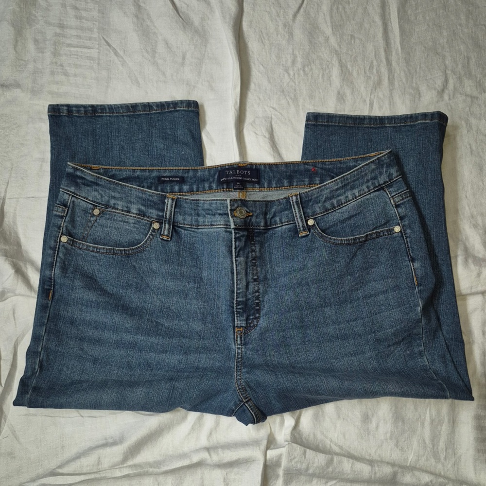 Talbots Pedal Pushers Simply Flattering Collection Size 14 Great Used Condition